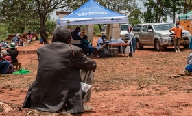 Mobile teams from World Health Organisation and UNFPA delivering essential services under the Zimbabwe Idai Recovery Project