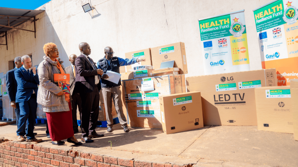 Handover ceremony of health commodities and equipment by UNFPA under the Health Resilience Fund