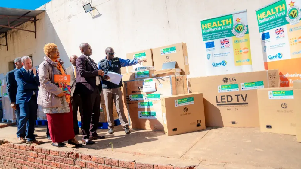 Health Resilience Fund hands over medical equipment and supplies worth over USD$9.2 million to Zimbabwe's Ministry of Health and Child Care