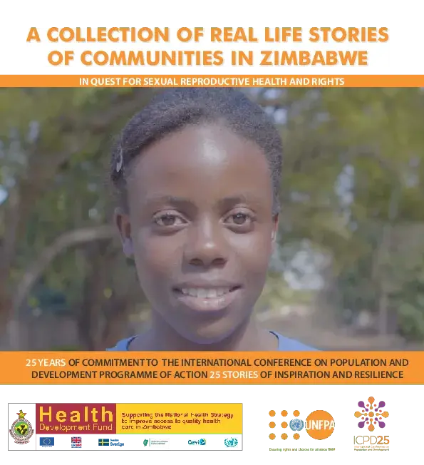 Accelerating the Promise: A Collection Of Real Life Stories Of Communities in Zimbabwe in a quest for Sexual Reproductive Health and Rights